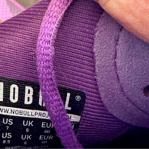 NOBULL Vibrant Purple camo women’s 8.5 vgc - Picture 4 of 6